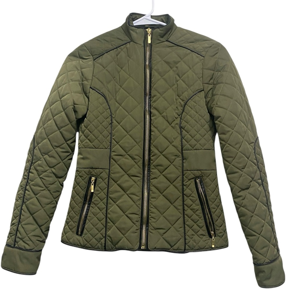 Great for spring! Guess Olive Quilted Women's Jacket